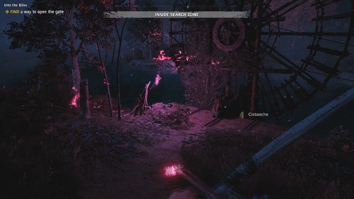 After reaching the first gate, leave the boat and head to the bridge - Into the Bliss | Far Cry New Dawn Walkthrough - Story Missions - Far Cry New Dawn Guide