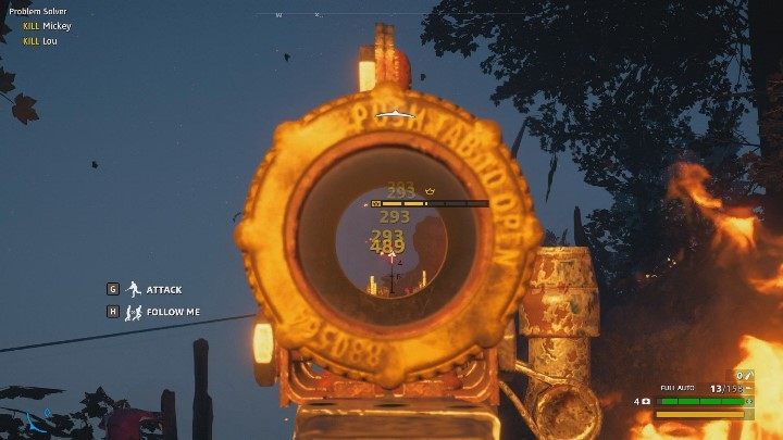 Lou uses a flamethrower and a rocket launcher - Problem Solver | Far Cry New Dawn Walkthrough - Story Missions - Far Cry New Dawn Guide