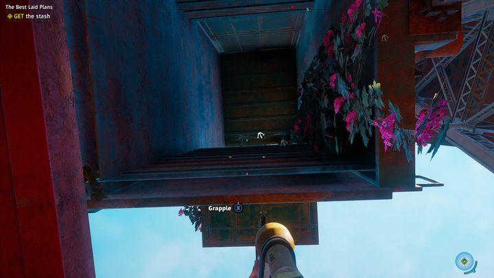 You land on a small platform - The Best Laid Plans | Hidden Treasure in Far Cry New Dawn - Hidden treasures - Far Cry New Dawn Guide