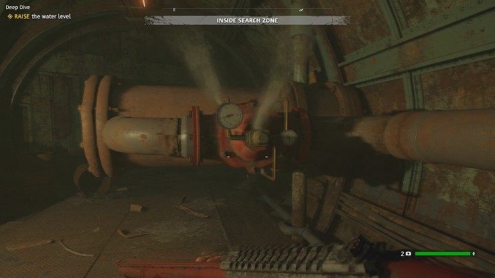 You will reach a room with one valve - interact with it - Deep Dive | Specialist missions in Far Cry New Dawn - Specialist missions - Far Cry New Dawn Guide