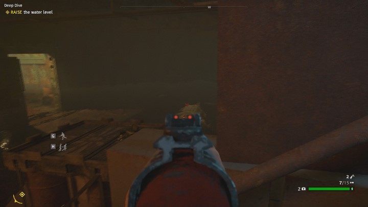 Use the blue ladder and head towards the mission marker - Deep Dive | Specialist missions in Far Cry New Dawn - Specialist missions - Far Cry New Dawn Guide