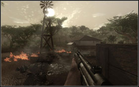 Next go to the village, where is the truck is parking - Mission I - Sick doctors - Missions of the APR - Far Cry 2 - Game Guide and Walkthrough