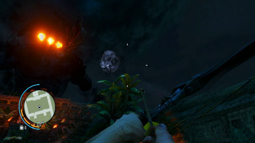 When the demon appears again, continue shooting at its head, and avoid the 