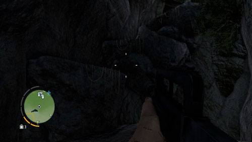 Inside, climb ledges overgrown with vines - The Southern Island - North-eastern part - Cult Objects - Far Cry 3 - Game Guide and Walkthrough