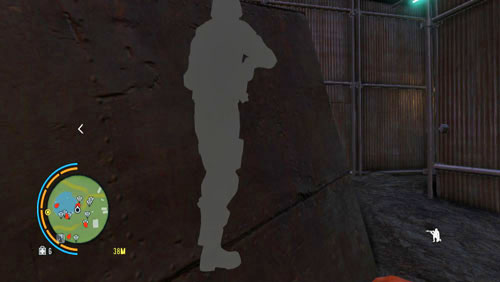 Further on, toss a stone to divert the attention of the enemy shown in the screenshot - Doppelganger - Main missions - Far Cry 3 - Game Guide and Walkthrough