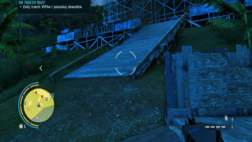 After you kill and search the first one of your targets, climb the stairs into the upper floor of the temple - Triple Decker - Main missions - Far Cry 3 - Game Guide and Walkthrough