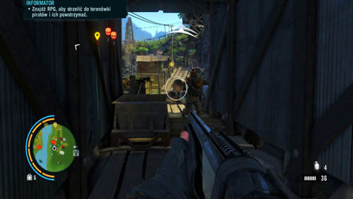 After you destroy the car, take the zip line, and go down into the tunnel - Deepthroat - Main missions - Far Cry 3 - Game Guide and Walkthrough