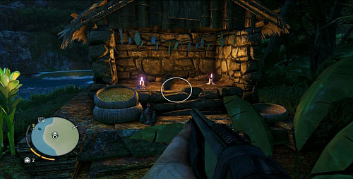 Swim up to the isle from the north-western side, where you will be able to go ashore - The Northern Island - North-eastern part - Cult Objects - Far Cry 3 - Game Guide and Walkthrough