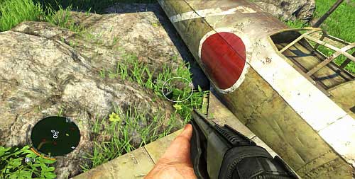 Climb the elevation along the northern path off the main road (at the Vanity Farm outpost) - The Northern Island - Southern part - Cult Objects - Far Cry 3 - Game Guide and Walkthrough