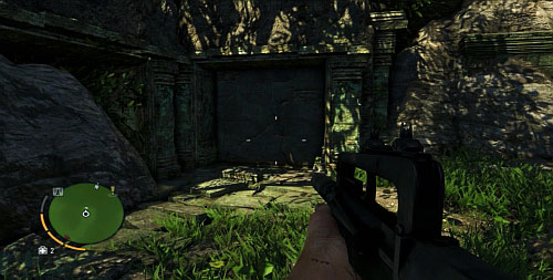 Follow the gorge, jump over the rocks, behind which there is a wall that you need to smash (the screenshot) - The Northern Island - South-eastern part - Cult Objects - Far Cry 3 - Game Guide and Walkthrough