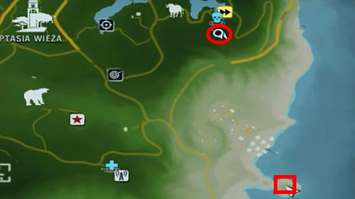 In order to get to this one, you need to use a hang-glider - The Northern Island - South-eastern part - Cult Objects - Far Cry 3 - Game Guide and Walkthrough