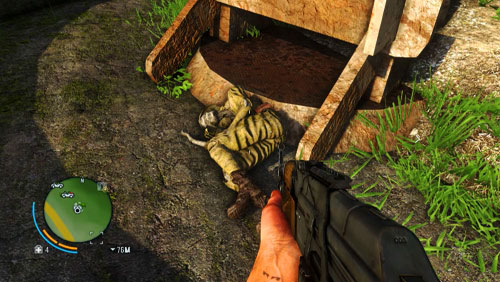 Mount the hill to reach the area marked with number one - The Northern Island - Southern part - Letters of the Lost - Far Cry 3 - Game Guide and Walkthrough