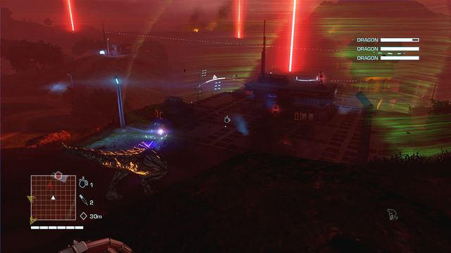 Once again you have to use cyberhearts to lure the dragons - 2 - They're hee-eere! - Main missions - Far Cry 3: Blood Dragon - Game Guide and Walkthrough