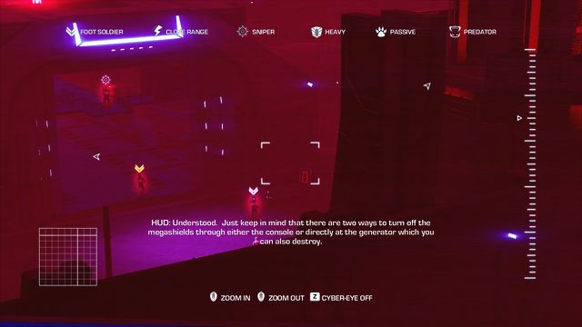 After replenishing your supplies use the cybereye to locate and mark hostile units occupying the garrison - 2 - They're hee-eere! - Main missions - Far Cry 3: Blood Dragon - Game Guide and Walkthrough