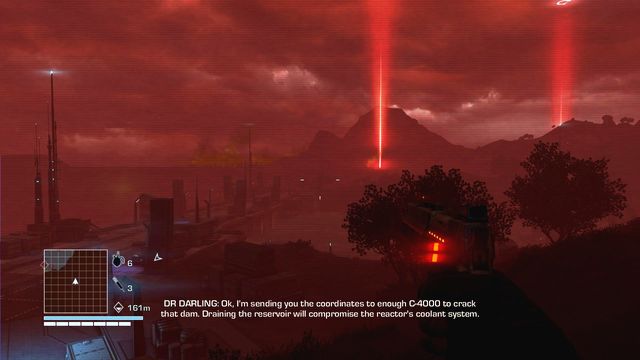 Head towards current objective marked on the map (use the car to speed up the travel) - 3 - Punch it - Main missions - Far Cry 3: Blood Dragon - Game Guide and Walkthrough