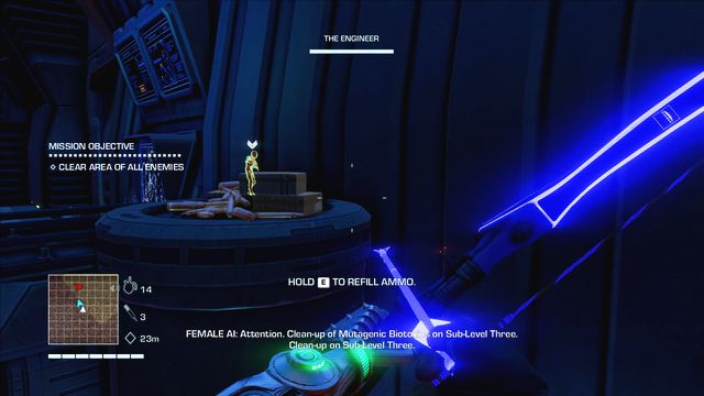 Wait until the scientist open the door and follow him - 3 - Punch it - Main missions - Far Cry 3: Blood Dragon - Game Guide and Walkthrough