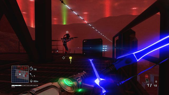 Exit the building and head left, towards the tower with sniper with RPG on it - 5 - I don't deal with psychos. I put'em away - Main missions - Far Cry 3: Blood Dragon - Game Guide and Walkthrough