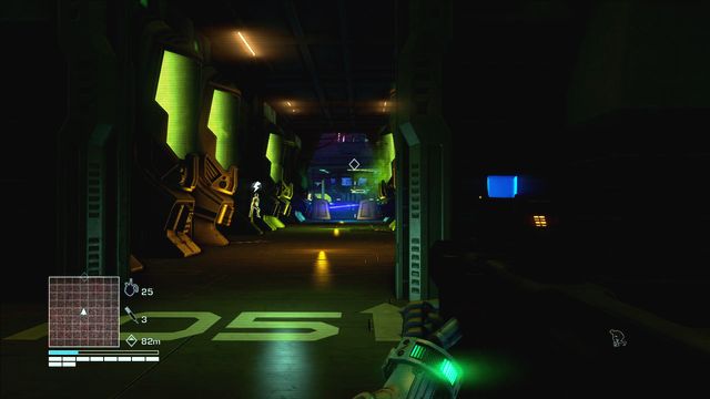 After few more corridors you'll reach the room occupied by enemy soldiers - 5 - I don't deal with psychos. I put'em away - Main missions - Far Cry 3: Blood Dragon - Game Guide and Walkthrough