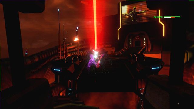 After a while you'll reach a platform with the hostile dragon - 7 - I must break you - Main missions - Far Cry 3: Blood Dragon - Game Guide and Walkthrough