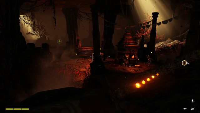 Dont rush into open fight - instead, eliminate the enemies from a safe distance, using your bow. - The Hunt For Rakshasa - Side quests - Shangri-La - Far Cry 4 - Game Guide and Walkthrough