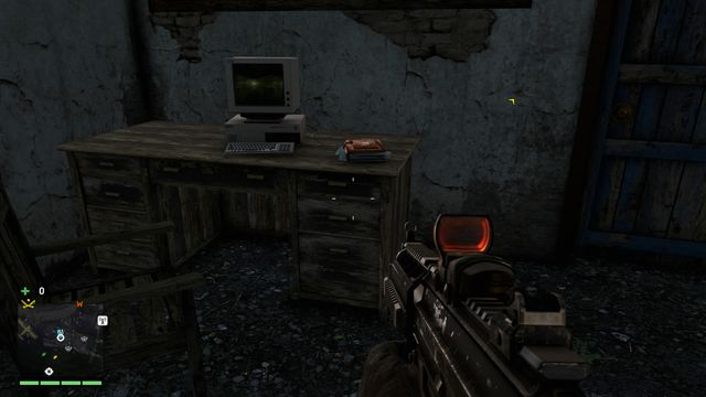 The journal is lying on the table, next to the monitor - Southern and central Kyrat - Mohan Gales Journals - Far Cry 4 - Game Guide and Walkthrough