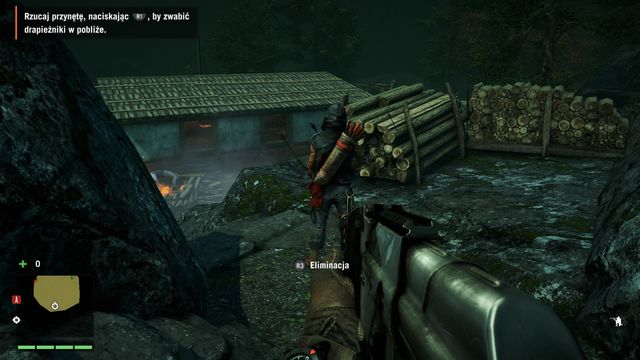 If you dont have a bow yet you may try to takedown one of the hunters. - Hunt or Be Hunted (choosing Amita) - Main Quests - Far Cry 4 - Game Guide and Walkthrough