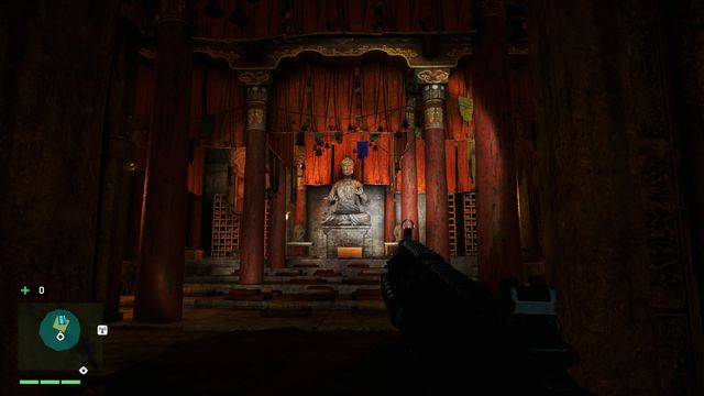 In front of this alter you will find the thing you are looking for. - The Protectors Arrival - Main Quests - Far Cry 4 - Game Guide and Walkthrough