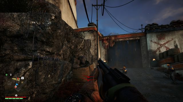 Near the gate, turn left and enter the next part of the fortress by climbing the rocks - Ashes to Ashes - Main Quests - Far Cry 4 - Game Guide and Walkthrough