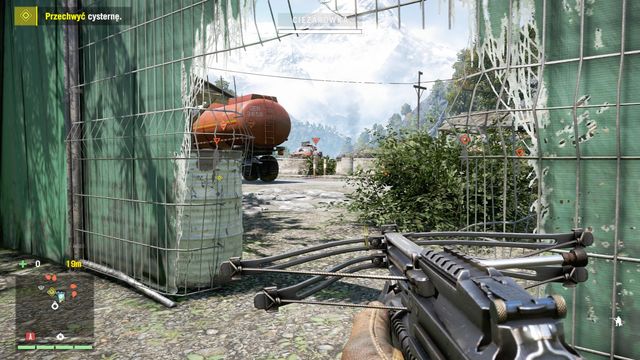 Walk around the bridge and, at the other side, find a hole In the fence- cross it and enter the truck. - A Key to The North - Main Quests - Far Cry 4 - Game Guide and Walkthrough