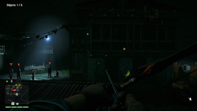 On the building on your right you will get by using the grappling hook. - City of Pain - Main Quests - Far Cry 4 - Game Guide and Walkthrough