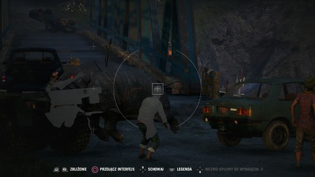 The rhino is busy doing damage on the bridge so take advantage of it. - Kyrat Fashion Week - Activities - Far Cry 4 - Game Guide and Walkthrough