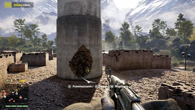 As soon as you destroy five ropes, the chimney can be tipped over. - Basic Chemistry (choosing Sabal) - Main Quests - Far Cry 4 - Game Guide and Walkthrough