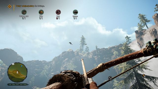 Aim the arrow in the direction from which the crow will fly. - Fly Like Bird (Urki the Thinker) - Walkthrough - Far Cry Primal - Game Guide and Walkthrough
