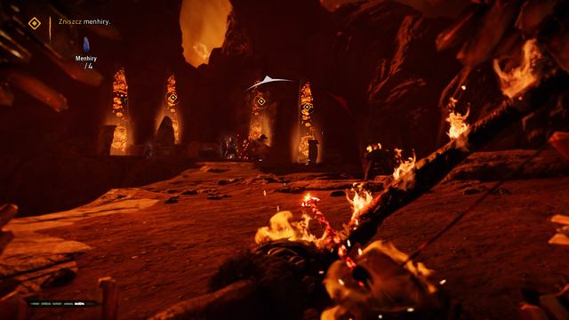 Shoot the upper part of each of menhirs. - Vision of Fire (Tensay the Shaman) - Walkthrough - Far Cry Primal - Game Guide and Walkthrough