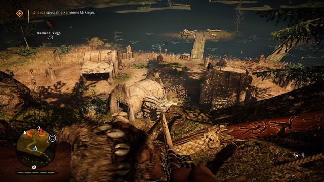 Locate the two enemies that have horns and in case of detection can call for help. - Strong like Rock (Urki the Thinker) - Walkthrough - Far Cry Primal - Game Guide and Walkthrough