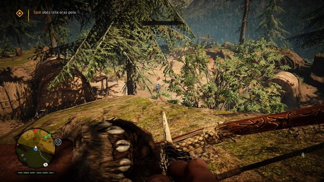 From above you will have a perfect view over the camp. - The Blaze (Roshani) - Walkthrough - Far Cry Primal - Game Guide and Walkthrough