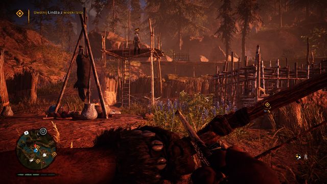 Watch out for the watchmen standing on towers. - Izila Land - Walkthrough - Far Cry Primal - Game Guide and Walkthrough