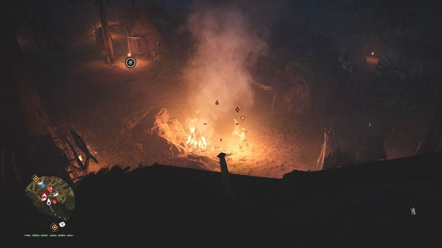 A group of enemies is a great opportunity to throw one of two bombs. - Taking over outposts - Basics - Far Cry Primal - Game Guide and Walkthrough