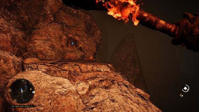 After finding the Daysha Hand #4 in this cave, head upwards along the footprints (hunter vision) - Cave paintings - Northern Oros - Far Cry Primal - Game Guide and Walkthrough