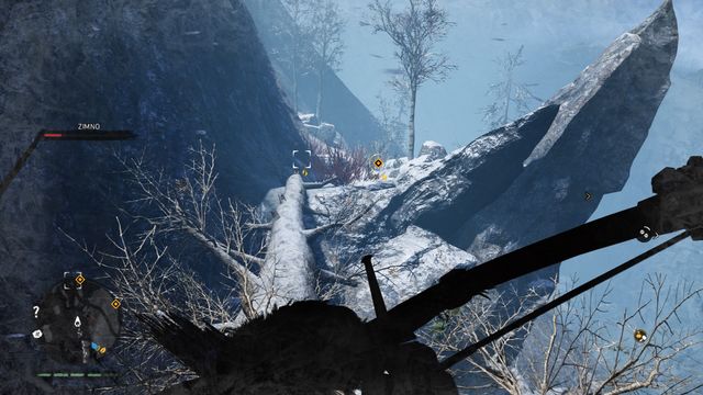 To get here, when you reach the mountains, turn a bit to the west and look for an attach point - Daysha Hands 1-10 - Northern Oros - Far Cry Primal - Game Guide and Walkthrough