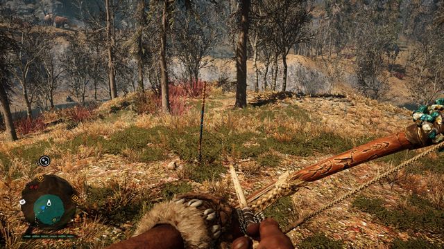 Next to a spear stuck in the ground, more or less in the middle of the island - Wenja bracelets - Central Oros - Far Cry Primal - Game Guide and Walkthrough