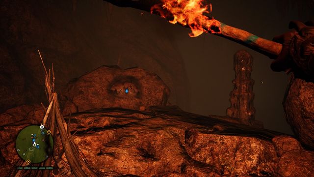 Get out of the water on the other side and climb up the vines twice - Cave paintings - Southern Oros - Far Cry Primal - Game Guide and Walkthrough