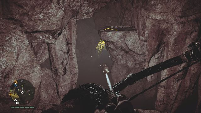 The cave is vast, but you can get lost in just one place - when you reach the flooded grotto where the way through is blocked by vines - Daysha Hands - Southern Oros - Far Cry Primal - Game Guide and Walkthrough