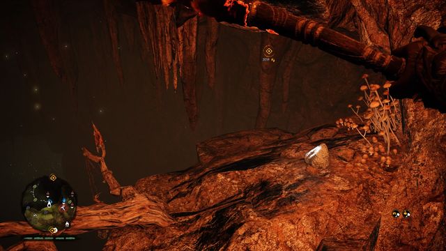 You can find the Daysha Hand right after you use one of the claw points, in the upper part of the cave, close to the exit - Daysha Hands - Southern Oros - Far Cry Primal - Game Guide and Walkthrough