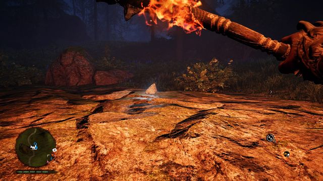 On the ground, near the bonfire - Daysha Hands - Southern Oros - Far Cry Primal - Game Guide and Walkthrough