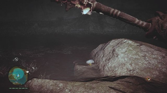 By a rock, on a shore of the island - Wenja bracelets - Southern Oros - Far Cry Primal - Game Guide and Walkthrough