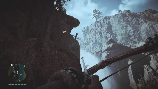 Get out of the river and use the grappling claw to climb up - Izila masks - Southern Oros - Far Cry Primal - Game Guide and Walkthrough