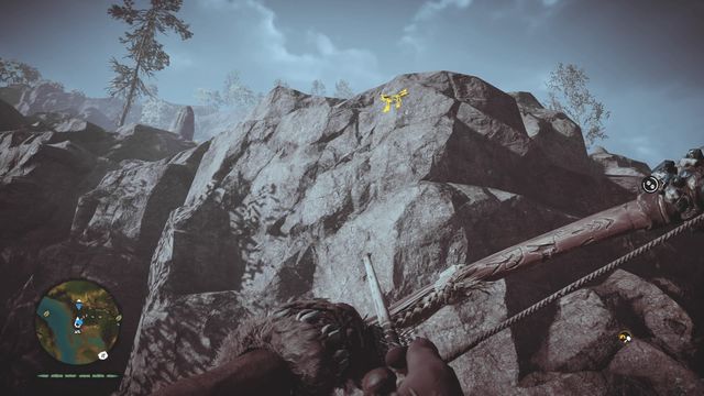 Look up while standing on the shore - Izila masks - Southern Oros - Far Cry Primal - Game Guide and Walkthrough