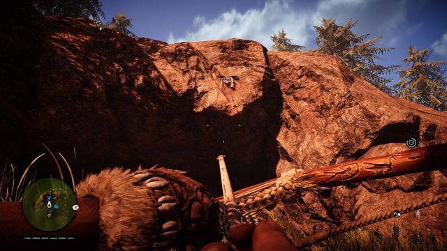 Above the niche in the rock massif - Izila masks - Southern Oros - Far Cry Primal - Game Guide and Walkthrough