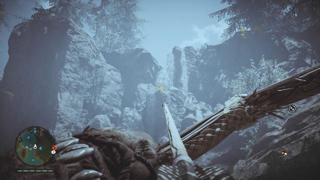 On a large rock, almost at the top of the waterfall - Izila masks - Southern Oros - Far Cry Primal - Game Guide and Walkthrough